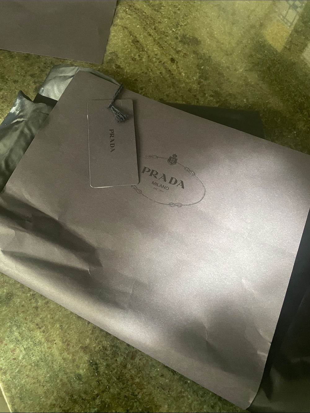 NWT PRADA Authentic Zippered Garment Bag With Logo and Tags - Picture 8 of 8
